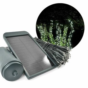 SolarCentre Solární světelný řetěz s USB Lumify Solarcentre - 300 LED / 30m studená bílá