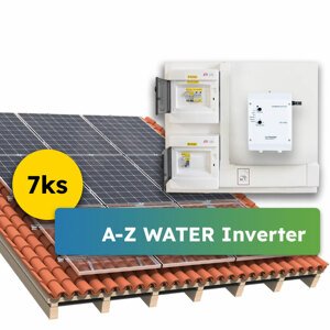 Ecoprodukt 2,8kWp solární systém pro ohřev vody A-Z WATER Inverter na klíč